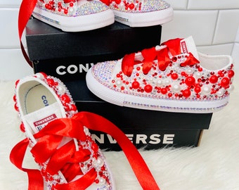 Aangepaste strassschoenen | Blinged-out schoenen | Cadeaus voor haar | Trouwschoenen