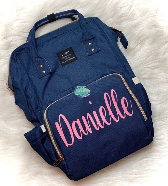 Etsy personalized outlet diaper bags
