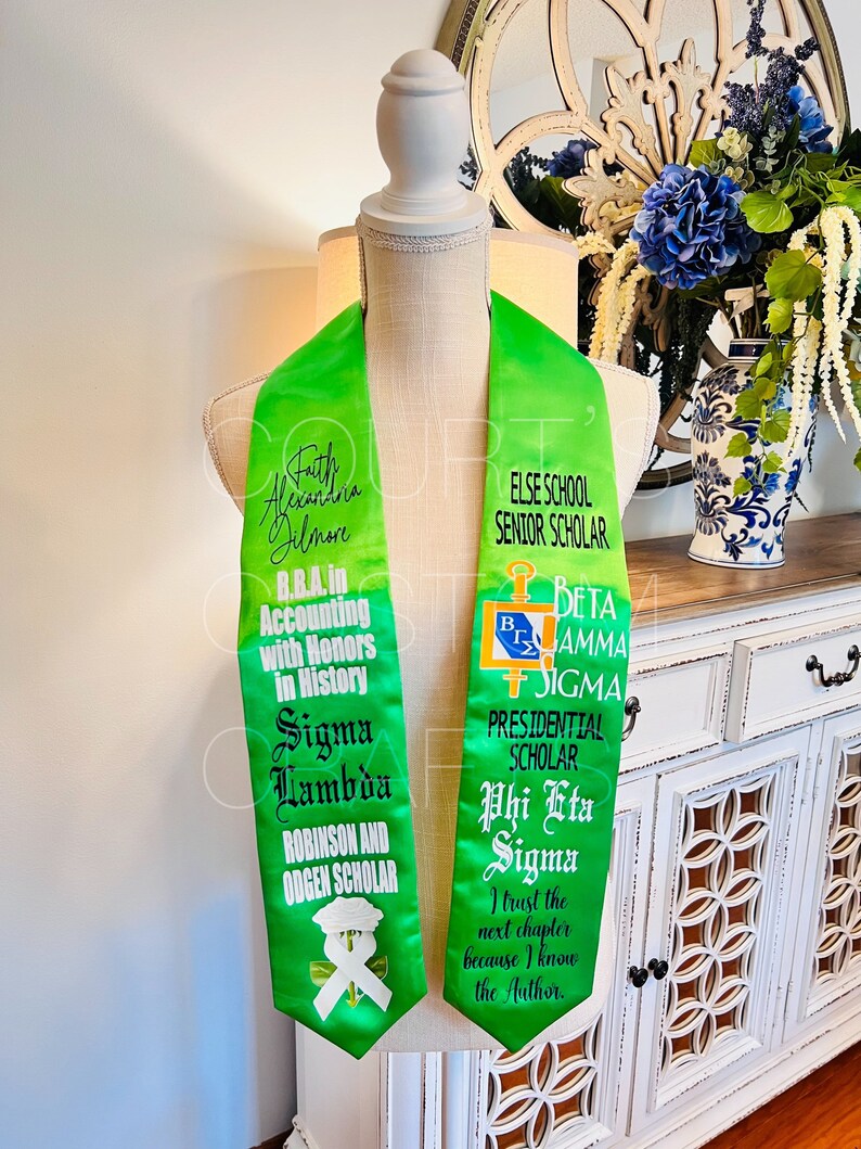 Custom Graduation Stole Personalized Stole Graduation Gift Etsy custom-graduation-stole-personalized-stole-graduation-gift-etsy