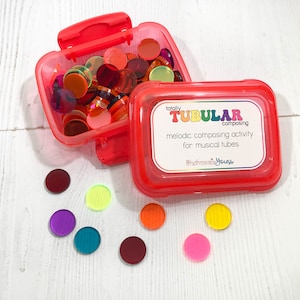 Music education product for music teachers, elementary music game, melody composition activity, Totally Tubular Composing