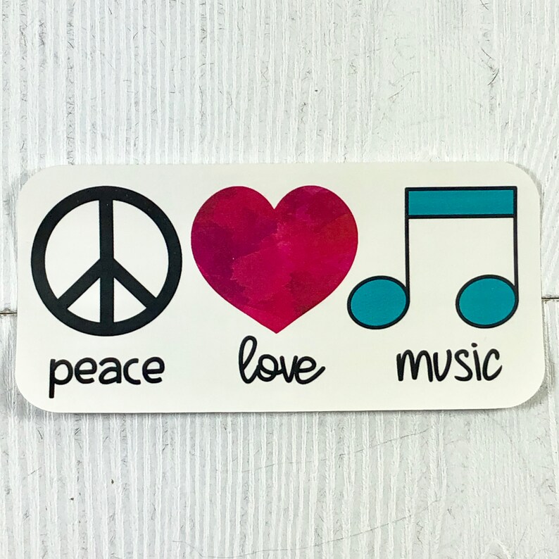 Sticker for Music Teacher Sticker Glossy Sticker Gift for Etsy