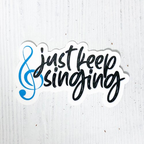 Music Advocacy Sticker for Music Teacher Glossy Sticker Etsy