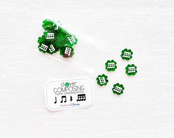 Music education product for music teachers, music game, rhythm composition activity, Clover Composing sixteenth note add-on