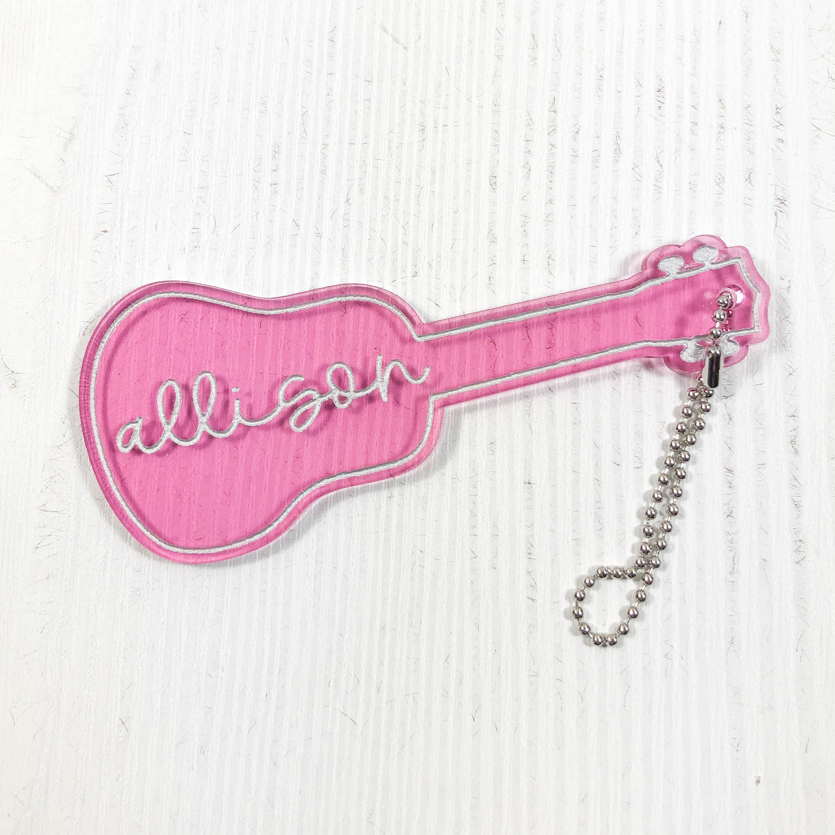 Acrylic Ukulele Keychain Bag Tag for Music Teacher Keychain Etsy