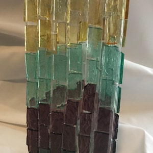 Mosaic Glass Vase