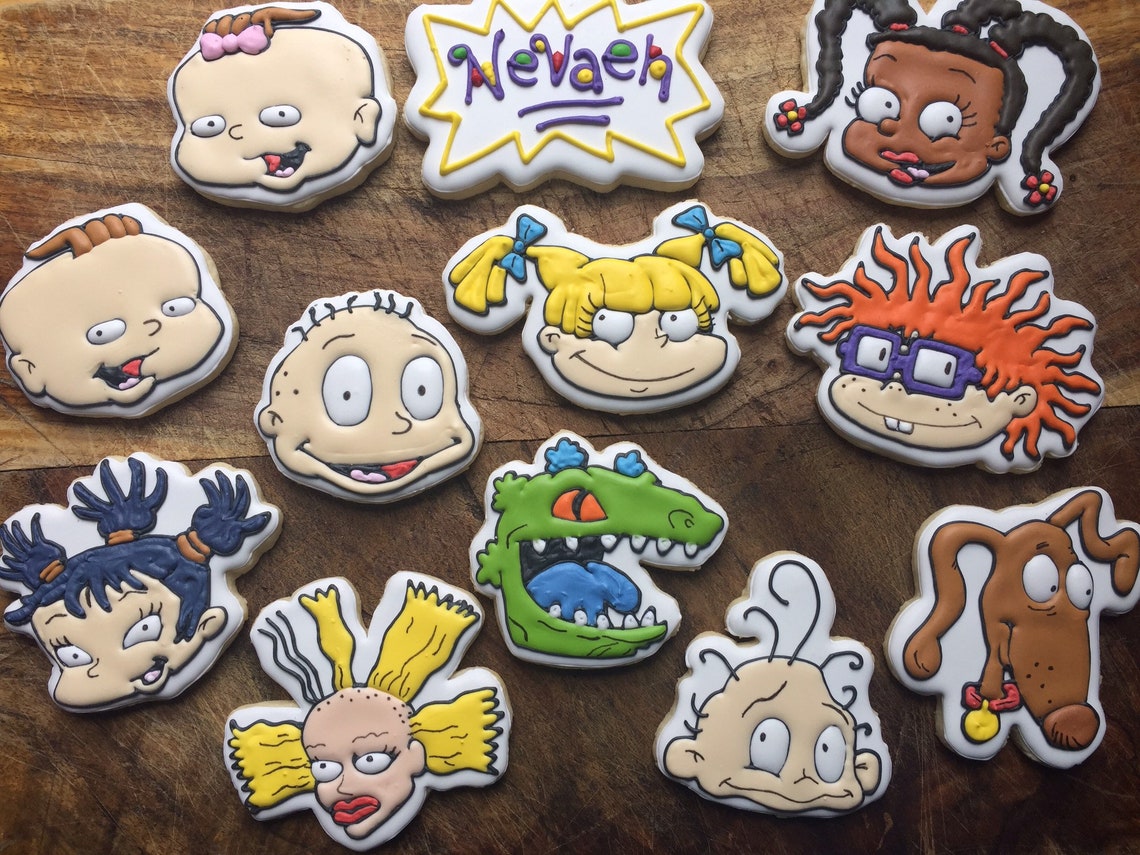 Rugrats Characters Custom Decorated Cookies Etsy
