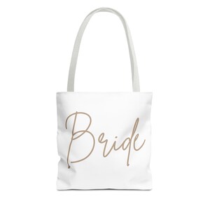 Bride Tote Bag, Engagement gift, Wedding Gift, Bridal Shower Gift, Gift For Bride, Bridal Gift, Honeymoon Gift