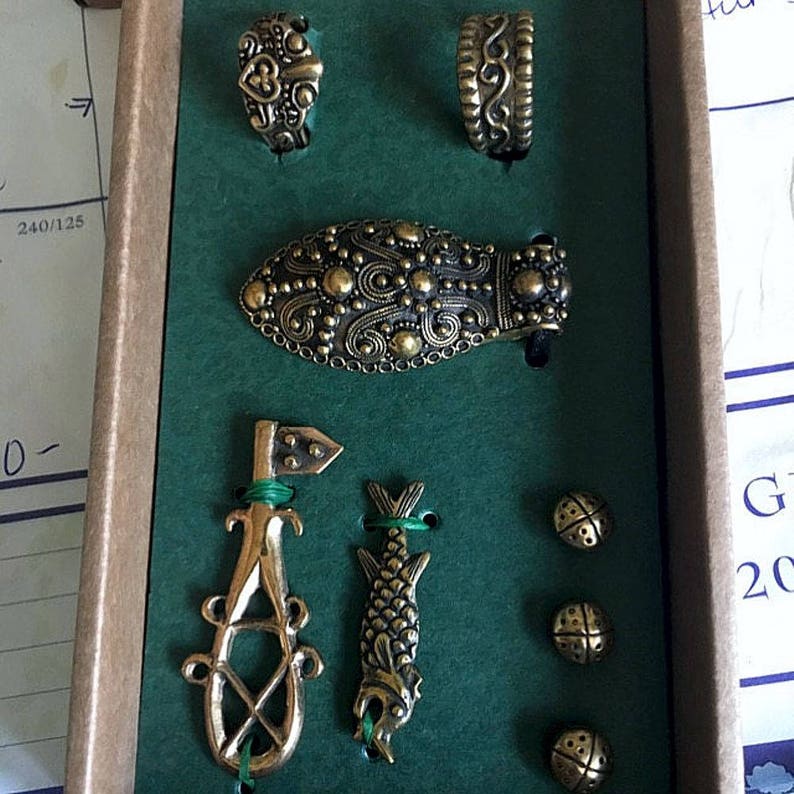 Medieval ring Ring with floral ornaments Ring for women Replica rings Russia 11-12 centuries