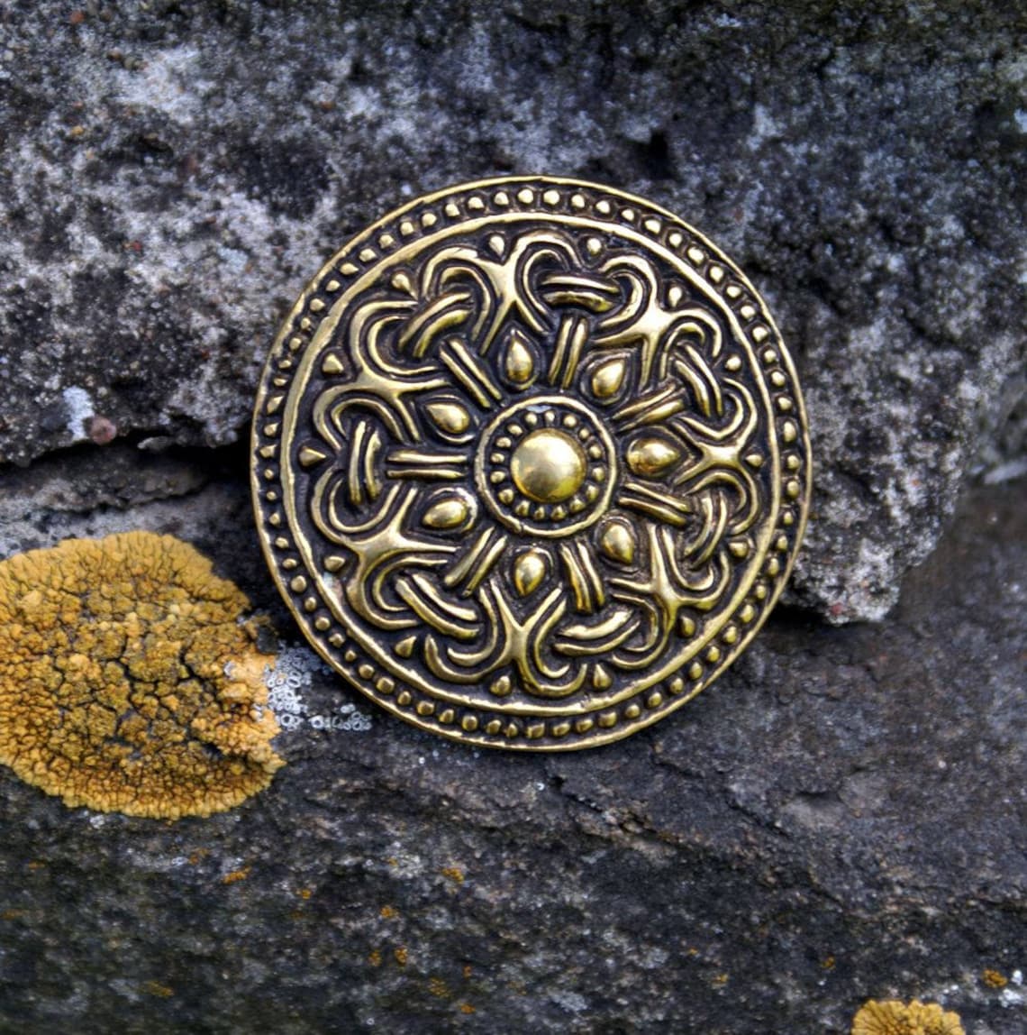 Viking brooch Viking jewelry Fibula brooch pin Scandinavia Etsy
