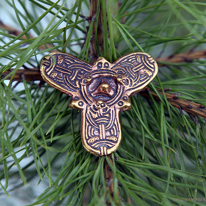 Viking Trefoil Brooch Scandinavia 10th century Viking jewelry Etsy