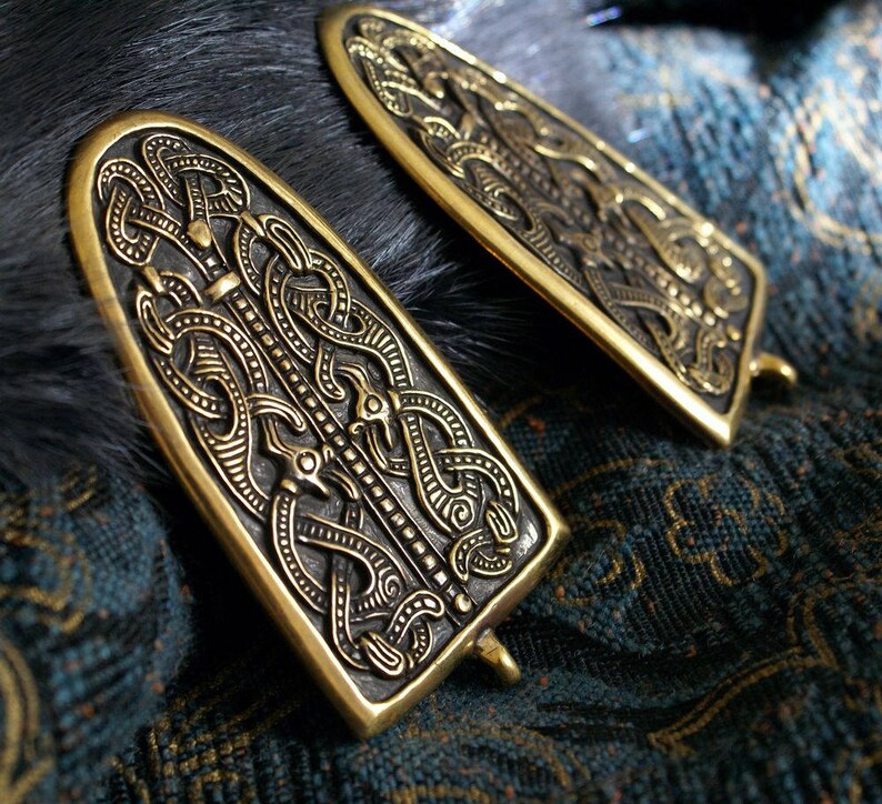 A pair of brooches Viking brooches Scandinavia 1011 century Etsy