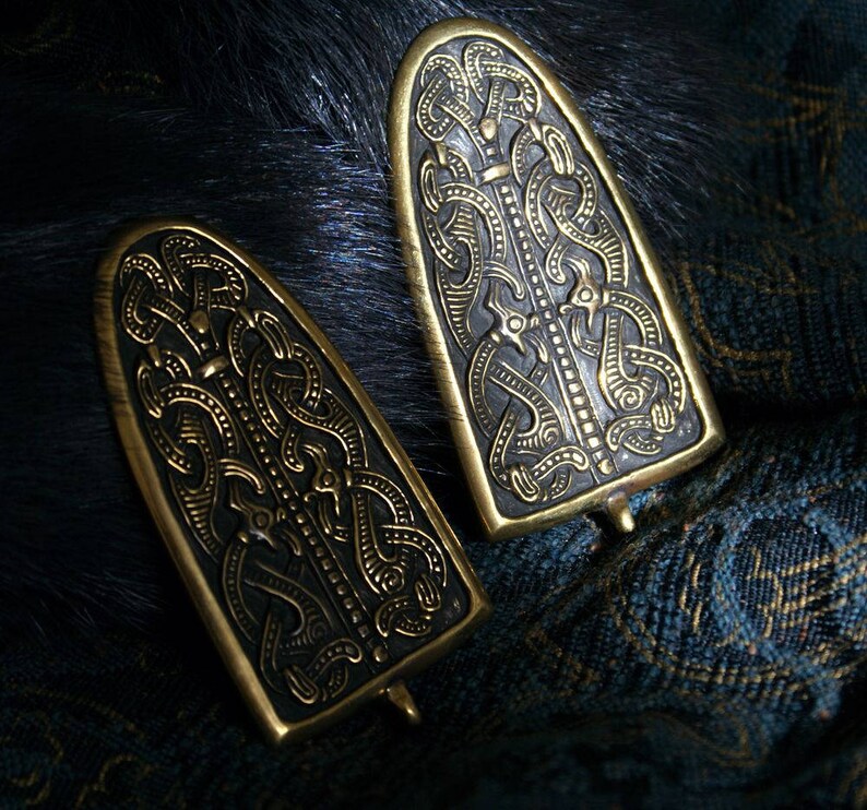 A pair of brooches Viking brooches Scandinavia 1011 century Etsy