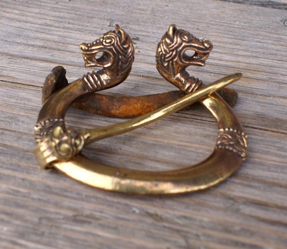 Fibula Viking 10-11 Century Scandinavia. Viking Jewelry. Etsy
