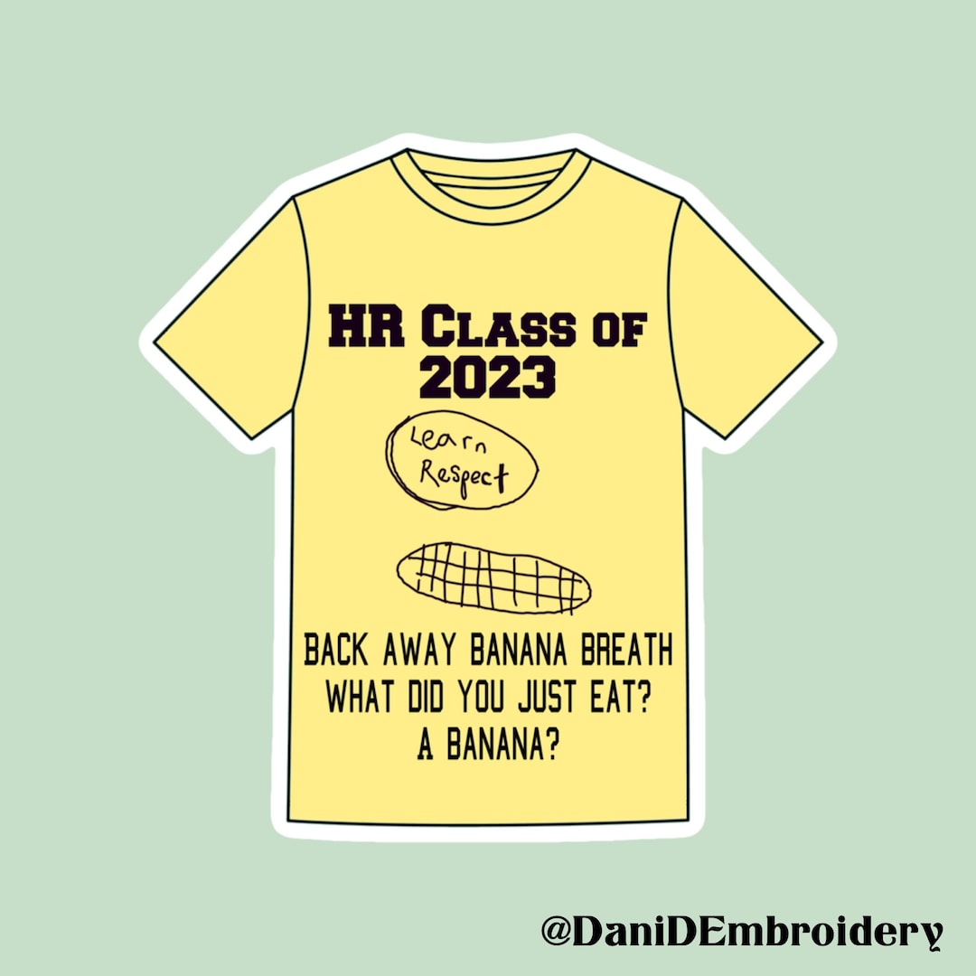 Back off Banana Breath T Shirt Waterproof Sticker Inspired by I