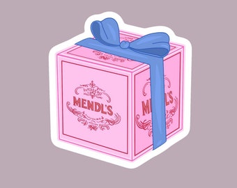 Mendl's Pâtisserie Box Sticker | Grand Budapest Hotel | Wes Anderson