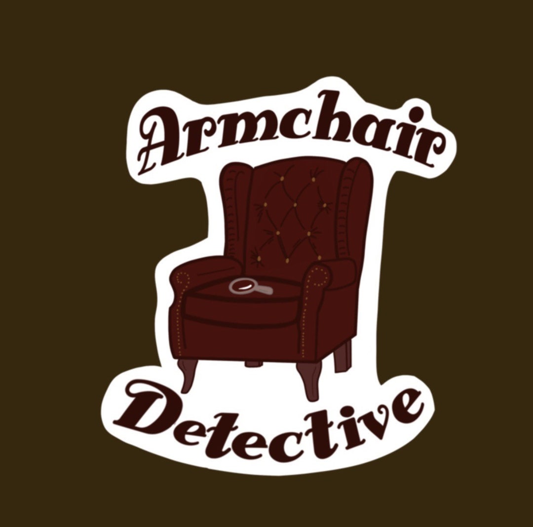 Armchair Detective True Crime Sticker Etsy