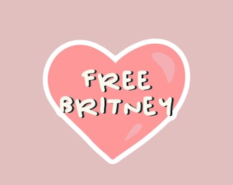 Free Britney Britney Spears waterproof Sticker