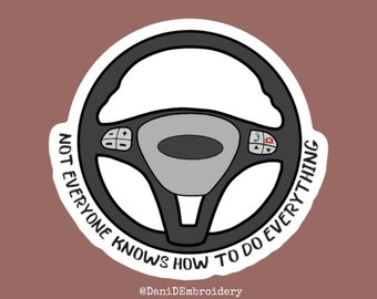 Doesn’t Know How To Drive waterproof sticker inspired by I Think You Should Leave, ITYSL, Tim Robinson, Hydroflask, laptop,