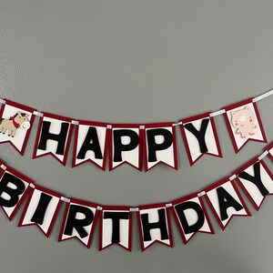 Farm Animal Birthday Banner: Barnyard Party Decor