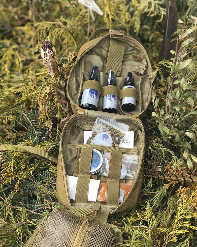 Deluxe Canvas Herbal First Aid Kit Etsy