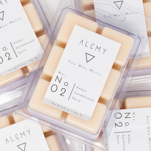 ALCMY Soy Wax Melts No. 2 | Ambre + Bois de santal + Épices