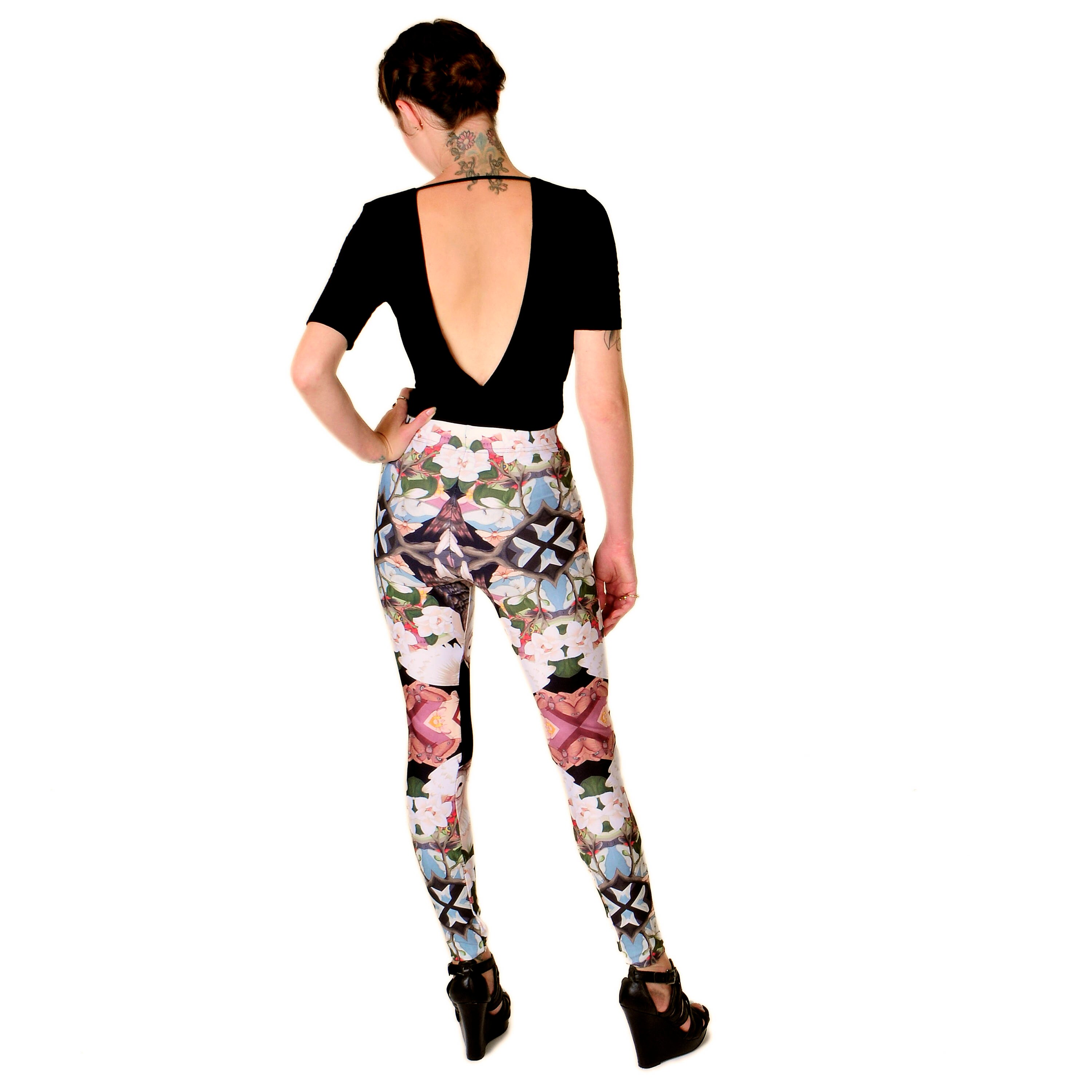 Graduation Owl Pattern Print Women Leggings