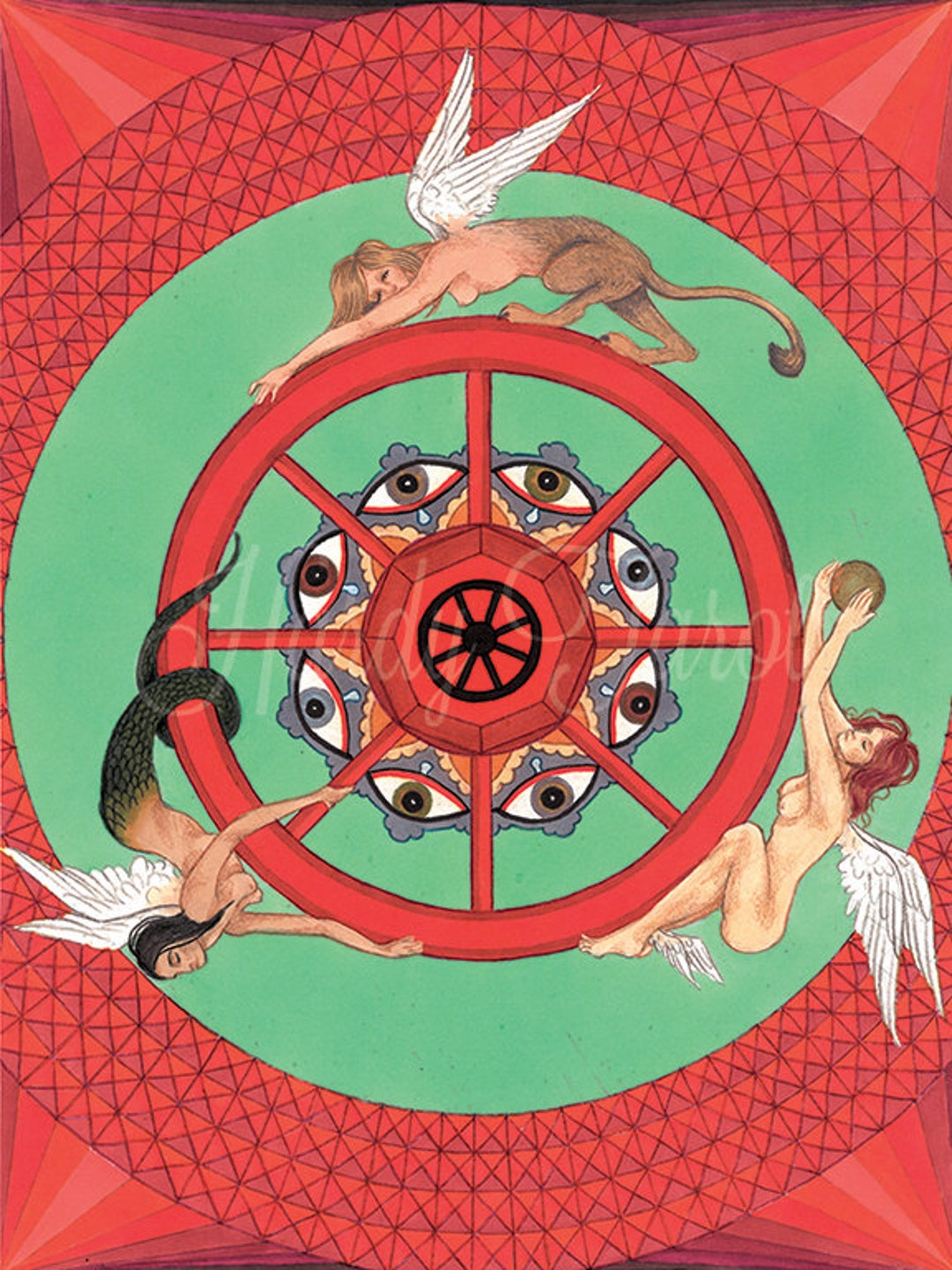 Fortune Tarot Print - Major Arcana, Fortune Tarot, Good Luck