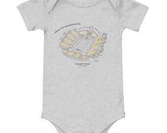 St Louis One-Piece Missouri Bodysuit STL Baby Shower Gift Gender Neutral Missouri Baby The Busy Bee