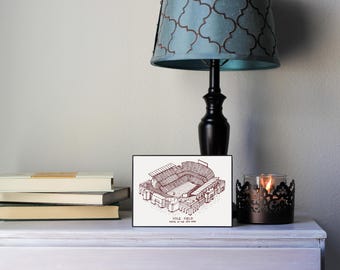 Kyle Field - Impression d'art en pointillés - Art du football - 12e homme