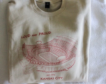 Arrowhead Stadium - Kansas City Chiefs - Sweat dessin pointillé - Sweat Kansas City Chiefs - Chemise Arrowhead