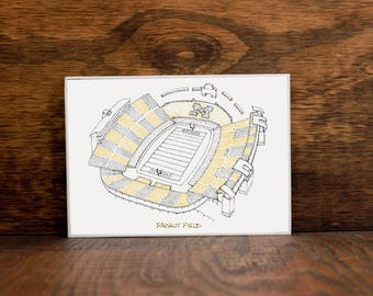 Memorial Stadium - Faurot Field - Missouri Tigers - MIZZOU - Stipple Drawing - Gallery Wall - Wall Decor - Missouri Tigers Art