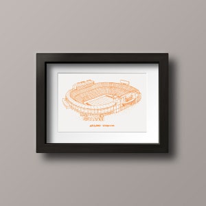 Neyland Stadium - Tennessee Volunteers - Stipple Art Print - Football Art - Tennessee Volunteers Art - Tennessee Volunteers Print