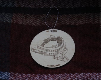 Nationals Park - Washington Nationals - Baseball Art - Nationals Ornament - Nationals Park Ornament - Christmas