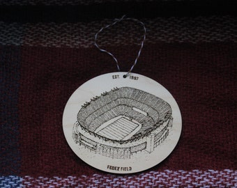 FedEx Field - Washington - Commanders - Stipple Drawing Ornament - Washington Ornament - FedEx Field Ornament - Christmas