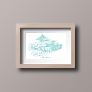 KC Current - CPKC Stadium - Women's Soccer - Stipple Drawing - Gallery Wall - Wall Decor - Kansas City Art