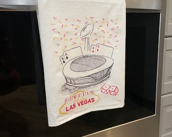 Football LVIII Championship - Stipple Print - Tea Towel - Flour Sack