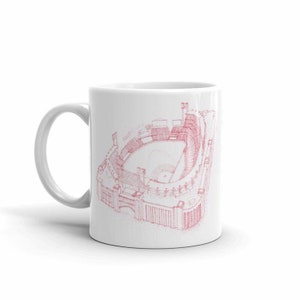 MLB Team of Your Choice - Baseball Mug - Stipple Art