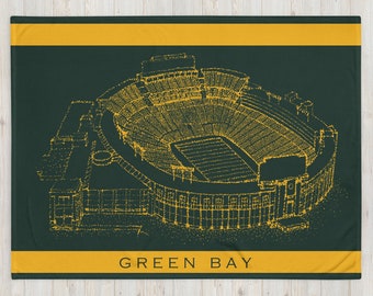 Jeté pour stade de football - Green Bay