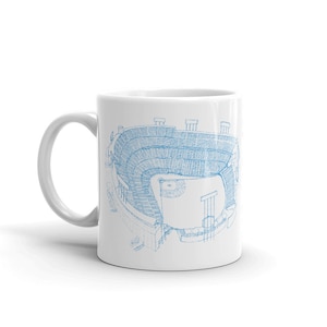 Dodger Stadium - Los Angeles Dodgers - Stipple Art - Mug - Baseball Mug - LA Dodger Mug - Coffee Mug