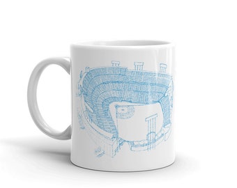 Dodger Stadium - Los Angeles Dodgers - Stipple Art - Mug - Baseball Mug - LA Dodger Mug - Coffee Mug