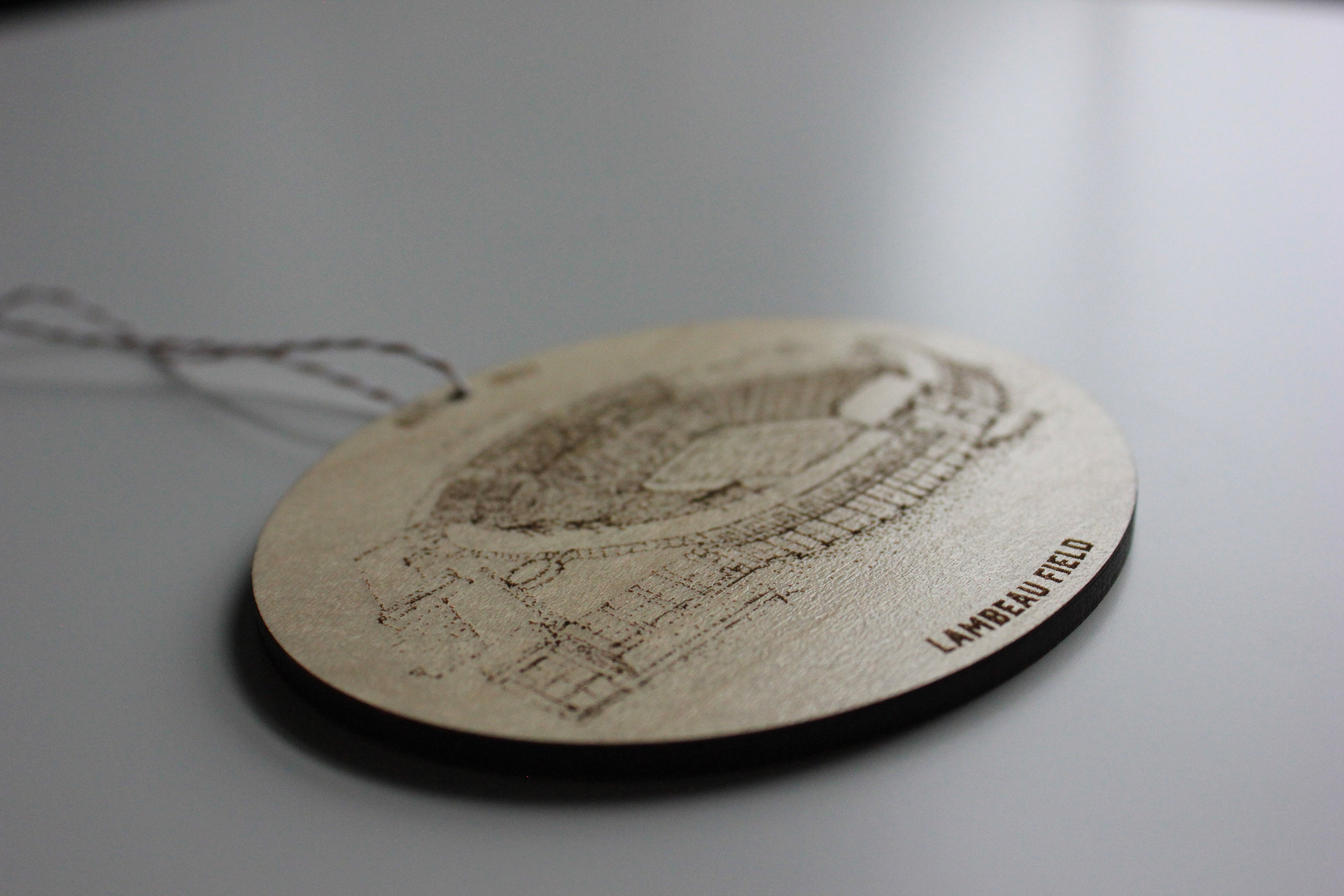 Lambeau Field Green Bay Stipple Drawing Ornament Green Etsy