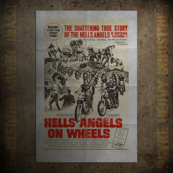 Hells Angels on Wheels Vintage Movie Poster