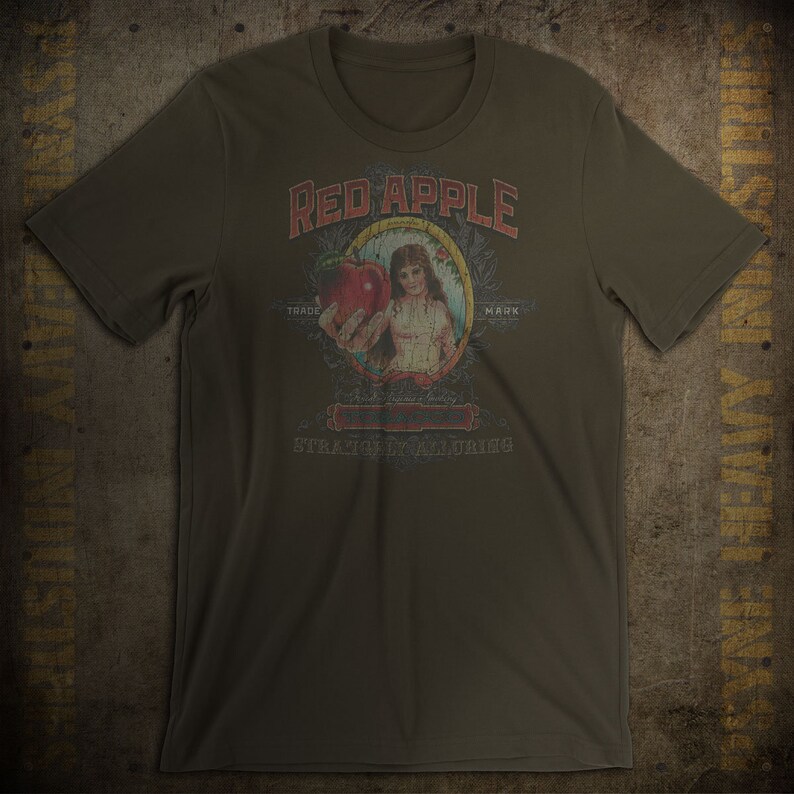 red apple tobacco shirt
