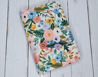 Custom Bible Cover: Handmade Rifle Paper Co. Garden Party Fabric Book Cover