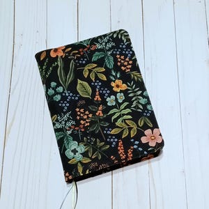 Custom Bible Cover, Rifle Paper Co Fabric Bible Cover, Handmade Book Cover, Journal Planner Cover, Floral Bible Cover, Book Sleeve