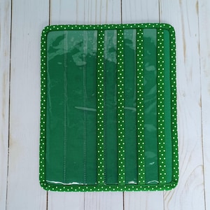 Ministry Service Organizer: Handmade Green Jw Tract & Magazine Holder