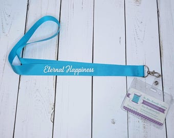 JW Eternal Happiness 2026 International Convention Lanyard: Handmade Badge Holder
