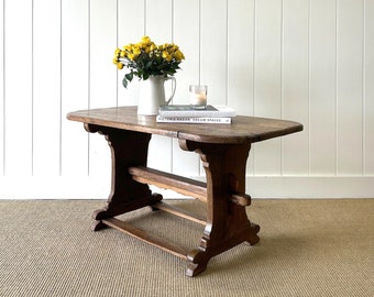 A Country Oval Oak 4ft  Coffee Table