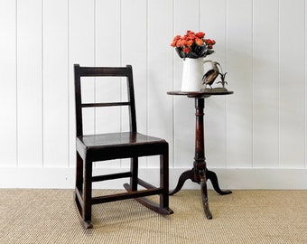 A Diminutive Antique Welsh Elm Rocking Chair c1800