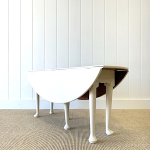 An Antique Pine Oval Drop Leaf Kitchen Dining Table - Etsy